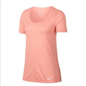 Women’s Coral Nike Dry-Fit Training T-shirt